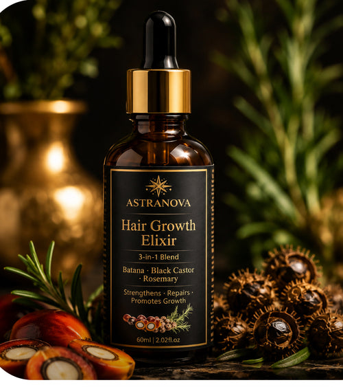 Astranova 3-in-1 Hair Growth Oil | Rosemary, Batana & Castor Oil